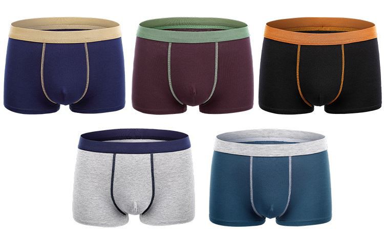Fashionable men's boxers with multi colors